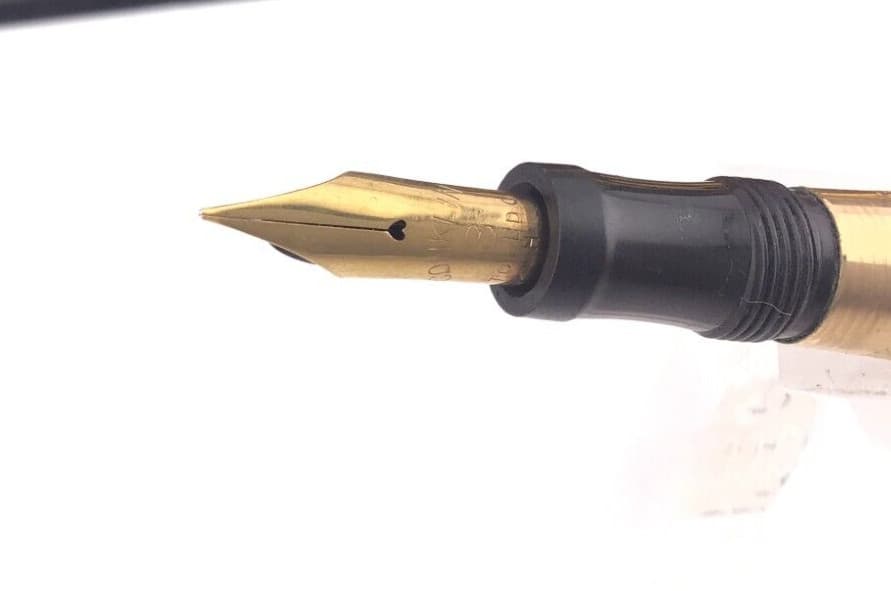 Vintage CONKLIN Fountain Pen HAND ENGRAVED  Filigree Overlay Crescent Filler 6