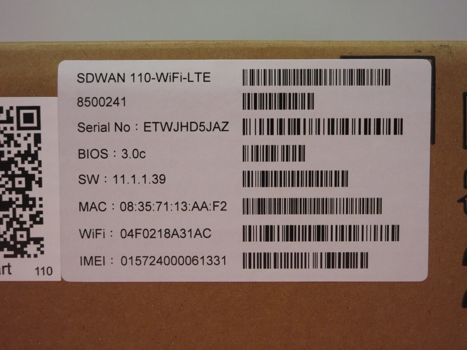 NEW Citrix SD-WAN 110 LTE WiFi Standard Edition Appliances Access Point Router 4