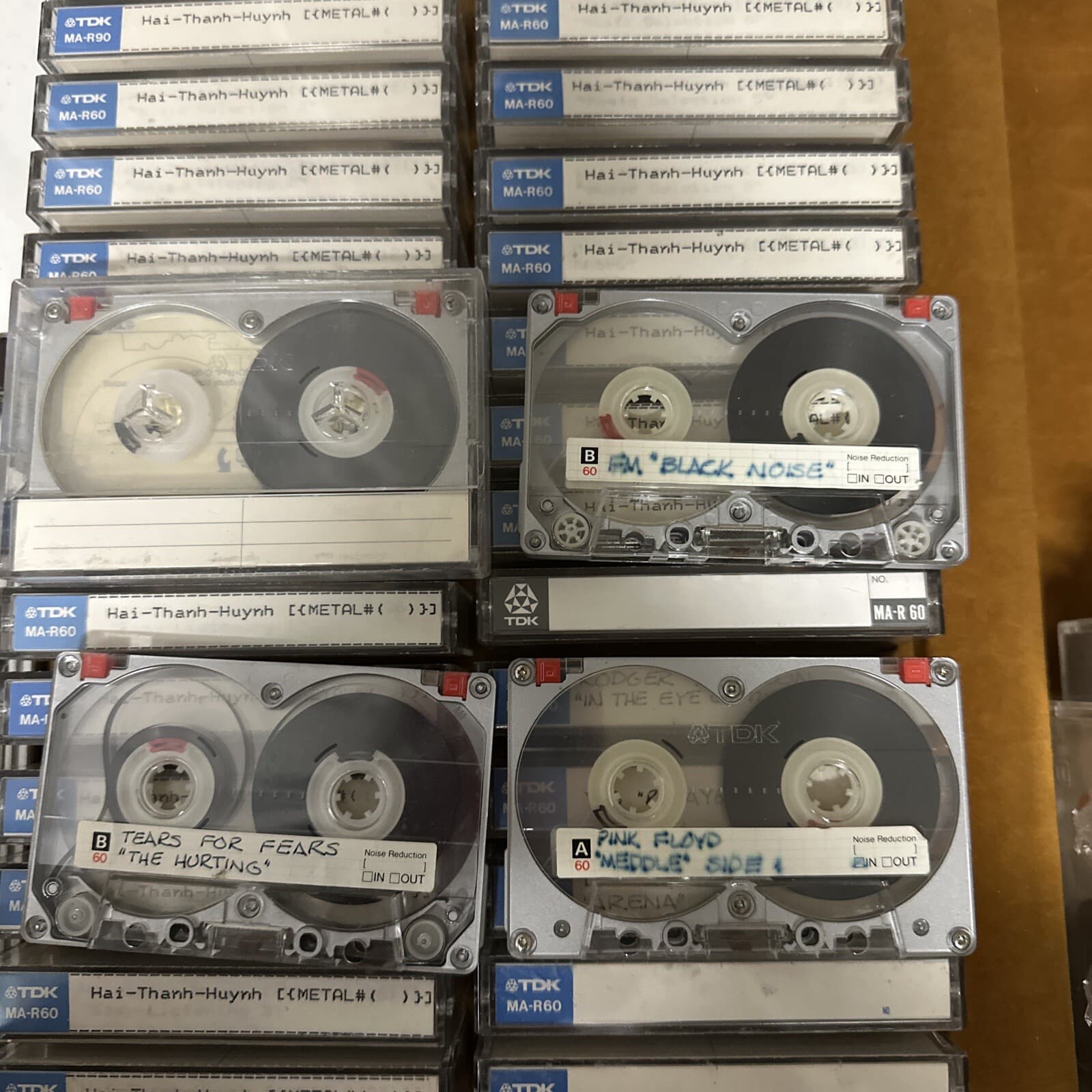 Lot Of 3 TDK MA-R60 Metal  Alloy Cassettes position Type IV. Used 5