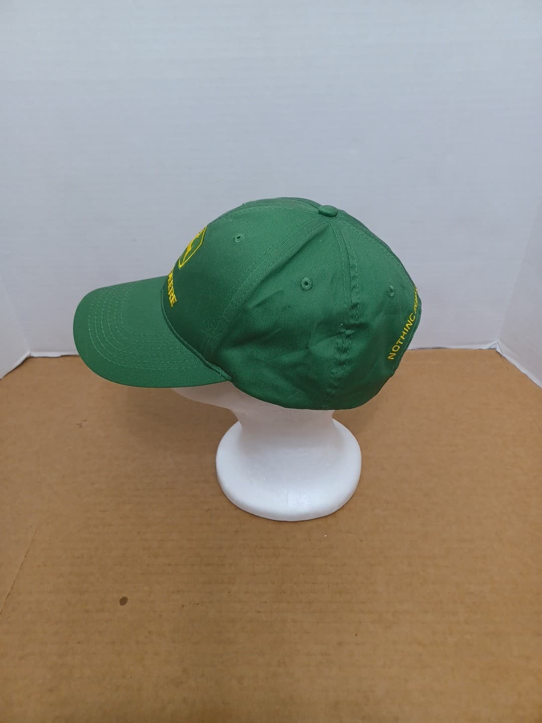 John Deere Green Adjustable Baseball Ball Cap Hat Nothing Runs Like A Deer 2