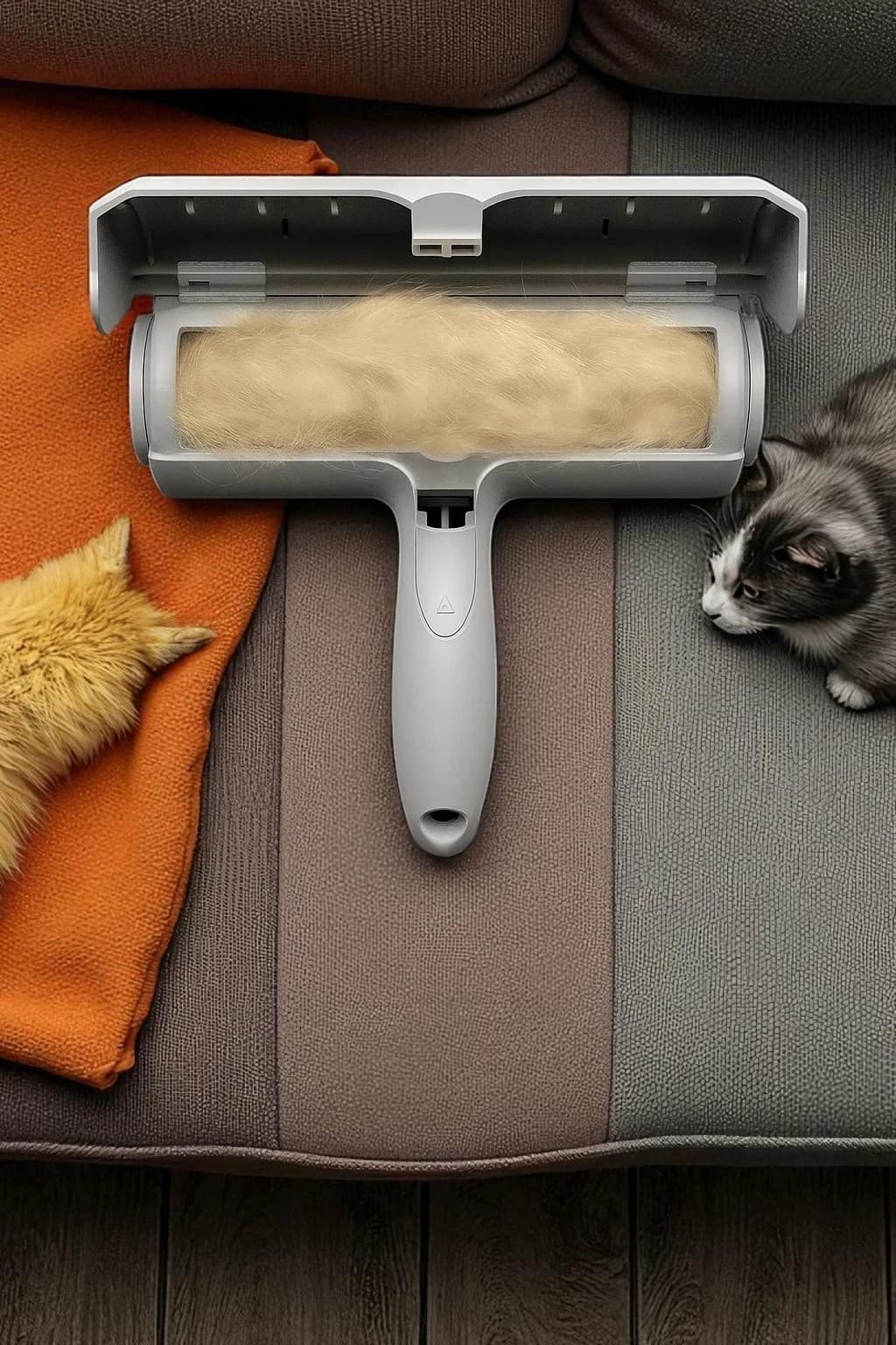 Chom Pet Hair Remover & Reusable Lint Roller for  PET  FUR _CAT DOG hair remover 6