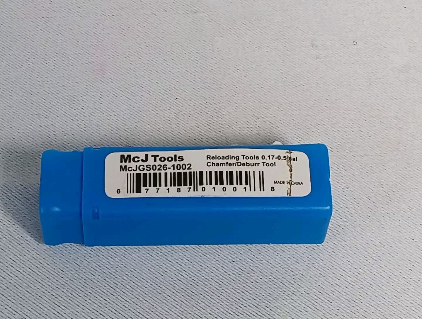 Chamfer/Deburr Tool McJ Tools, Reloading Tools, 0.17-0.45 cal McJGS026-1002 New 2