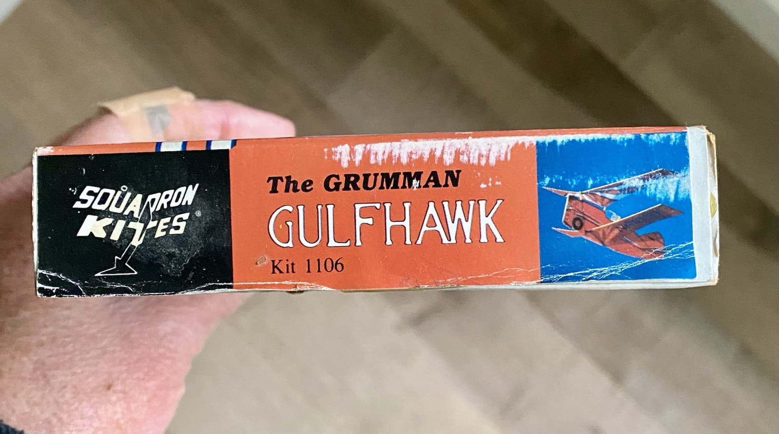 Vintage Squadron Kites THE GRUMMAN GULFHAWK Kit #1106, 48” Wingspan NIB NOS 3