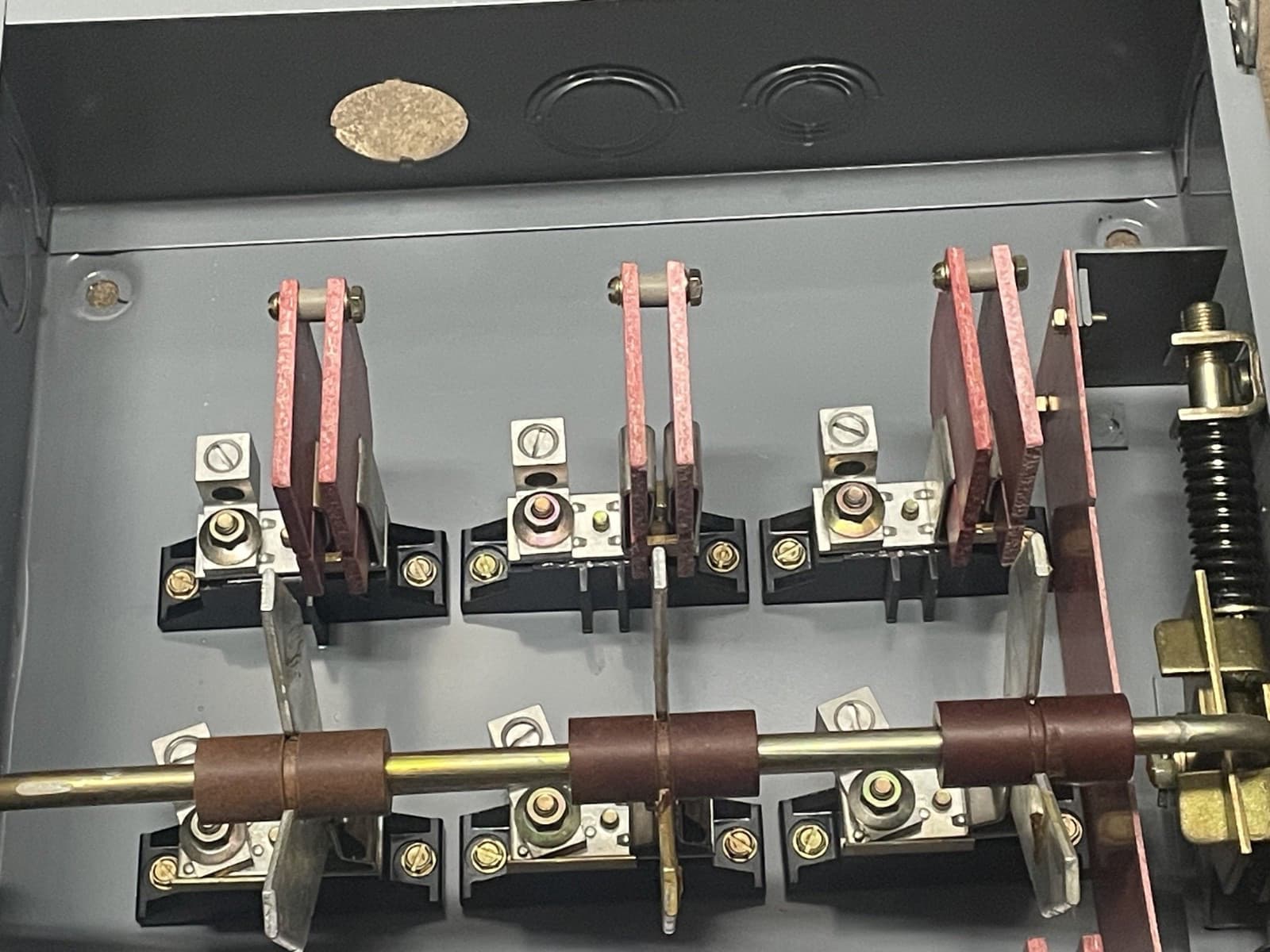 Square D 82343 100-Amp 600-VAC 250-VDC Double Throw Manual Transfer Switch 3-P 5