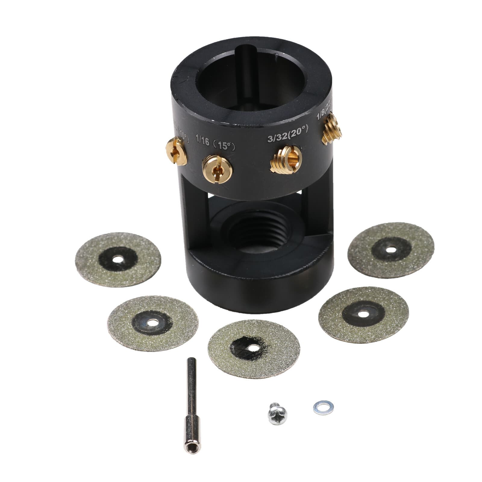 Tungsten Grinder & Sharpener Multi-Angle Offsets Head Tool For TIG Welding Kit 5