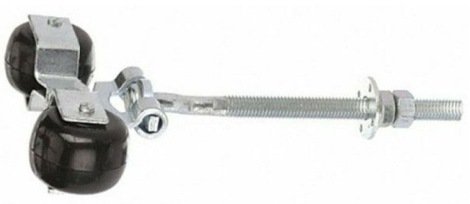 2 PACK Sliding Barn Door Hanger Rollers Pair Round Rail Track Threaded Bolts NEW 4