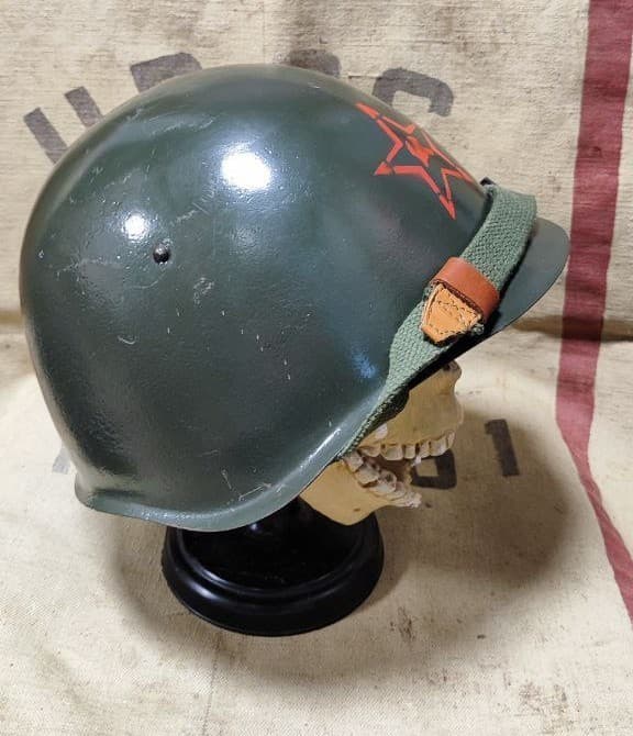 Helmet SSH 39 WW2 Size 3 relic  Soviet Army RKKA big size after restoration 3