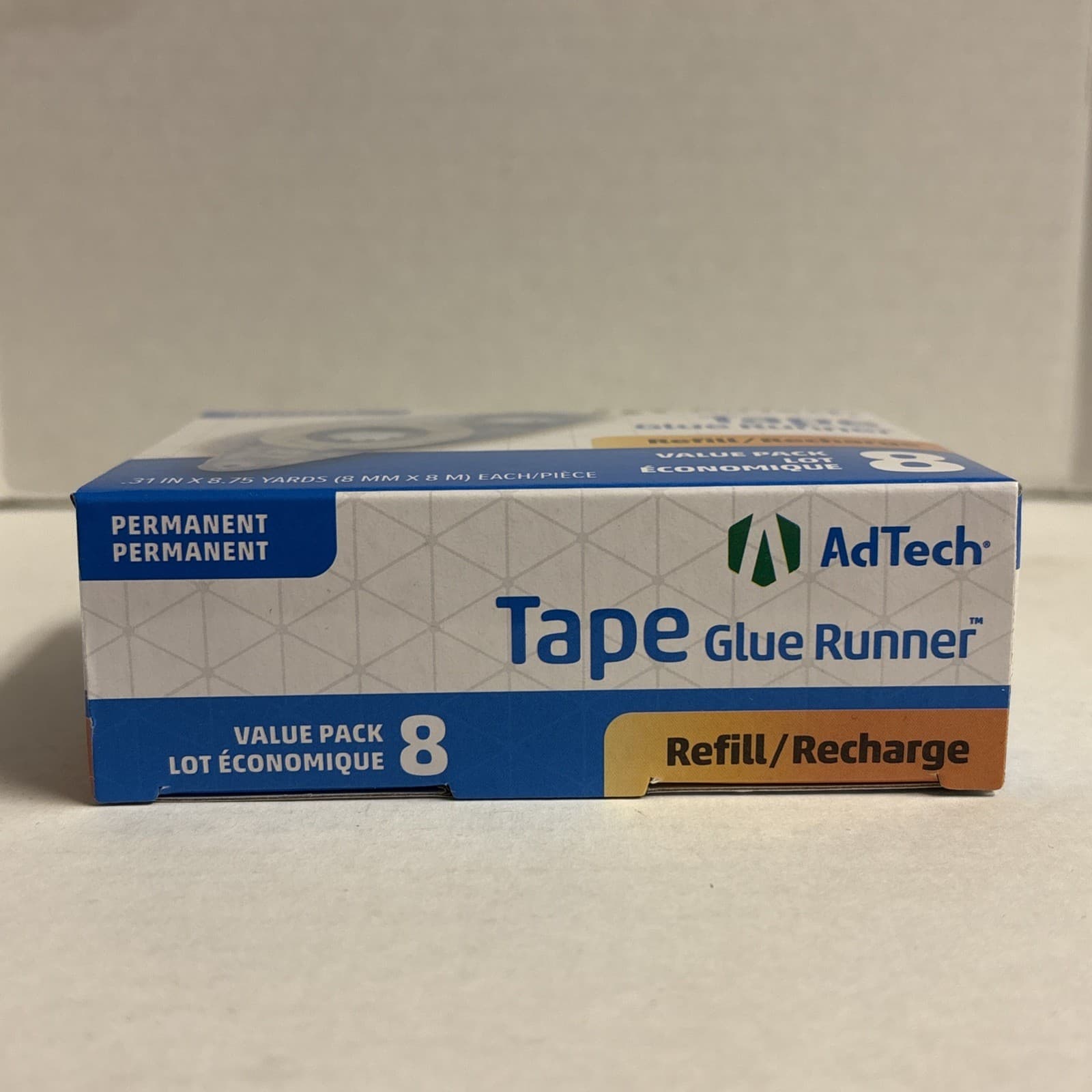 Adtech 05674 Permanent Crafter's Tape Refills, Pack Of 8, Clear 5