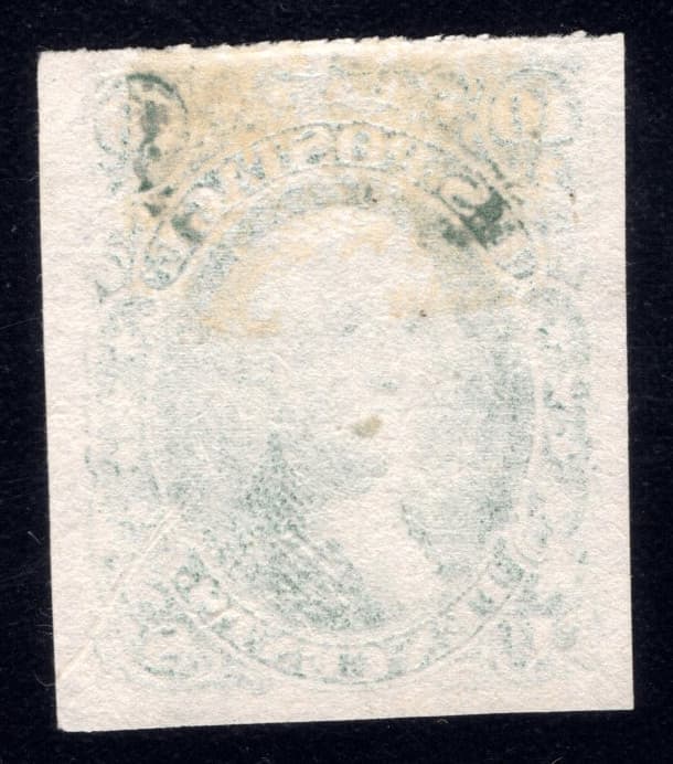 MOMEN: US STAMPS #62BTC3a (58P3) 1861 AUGUST ISSUE PROOF ON INDIA VF LOT #91485* 2