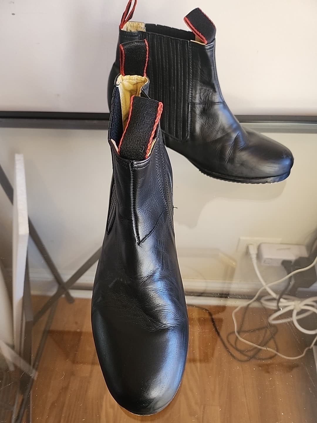 Calzado Manzano Leather Dance Danza Mexico Ballet Folklorico Flamenco Boot Sz 26 3