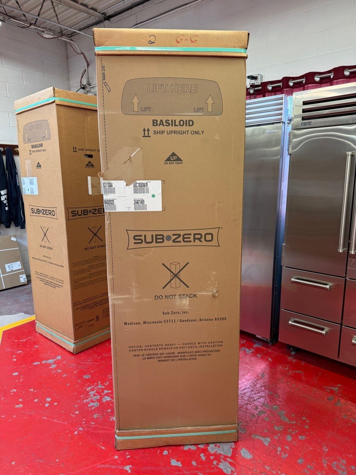 18” Subzero Dual Zone Wine Cooler DEC1850WR Panel Ready (New & Right Hinge) 3