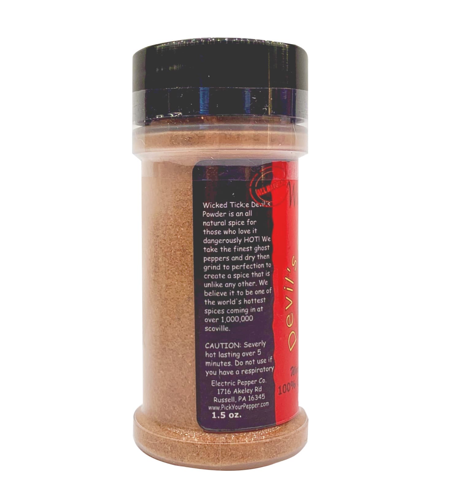 Ghost Pepper Powder Dried Chili Spice Devil's Chili Wicked Tickle Hot Seasoning 2