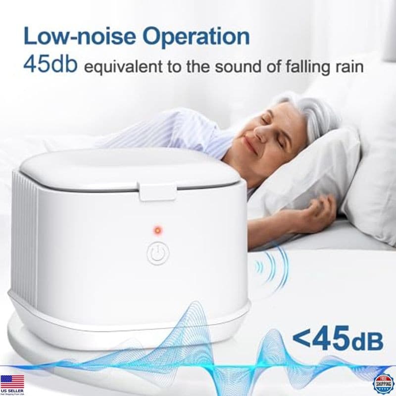 Ultrasonic Retainer Cleaner - 50kHz Machine for Dentures, Aligners & Jewelry 5