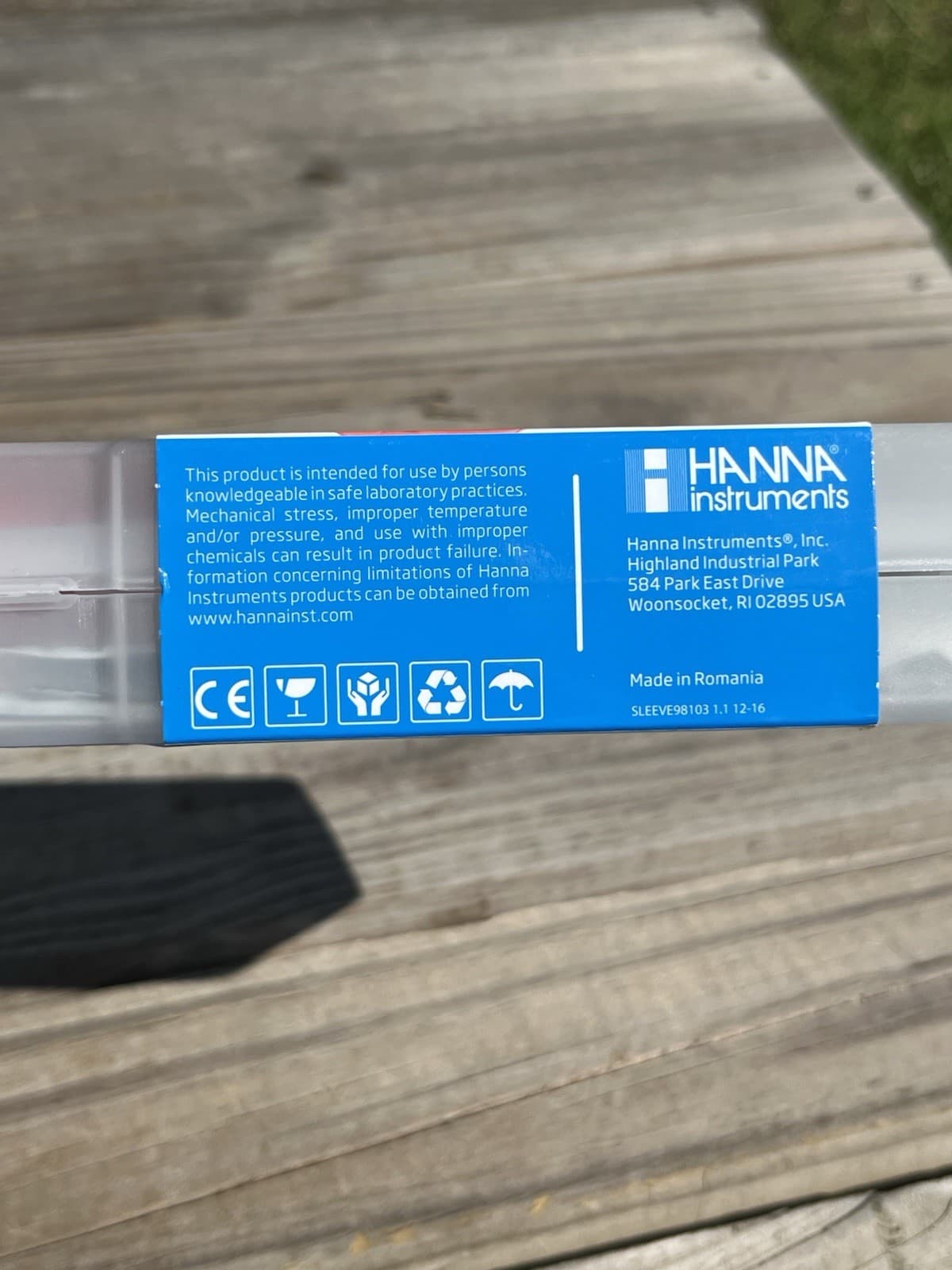 Hanna Instruments HI98103 Checker pH Tester With 0.1 Ph Resolution. New. Sealed. 3