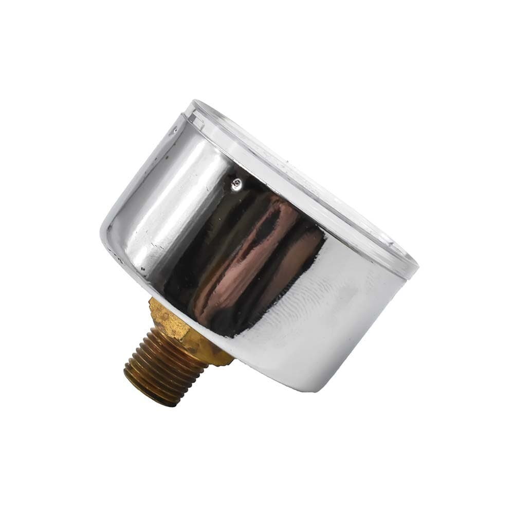 1-1/2" 4000PSI 1/8" NPT Rear Mount Pressure Gauge Chrome Body - G2101-4000 5