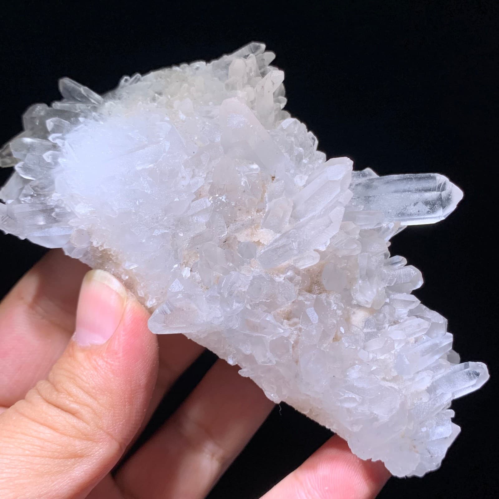 200g Natural White Clear Quartz Mineral Specimen Crystal Cluster Reiki Decor 5