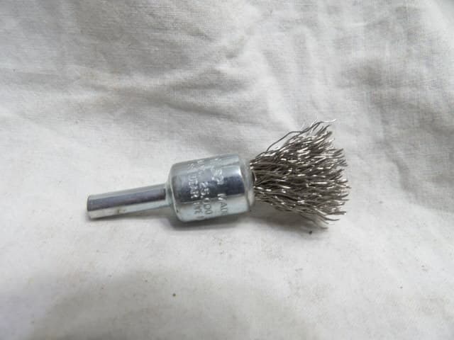 Weiler 1/2" Crimper Wire End Brush .014 SS Wire 25,000 RPM's