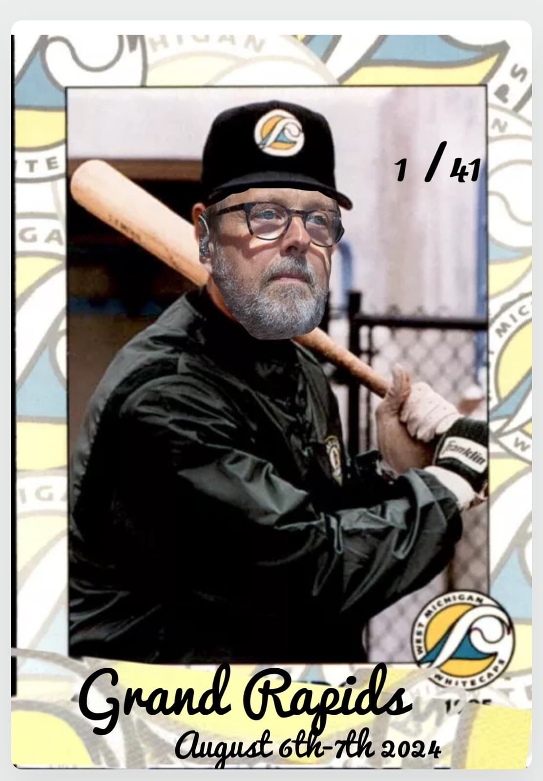 Phish baseball cards 2024 Summer Tour Series - Page McConnell - Grand Rapids /41
