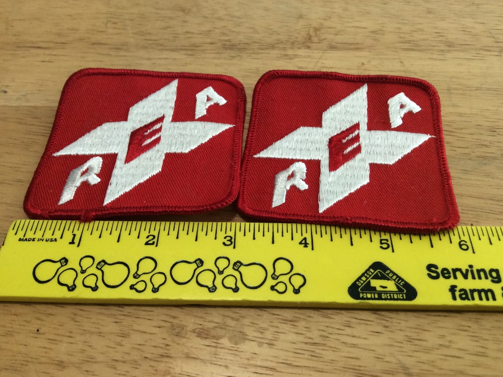 2 New Patches - REA Railway Express Agency NEW