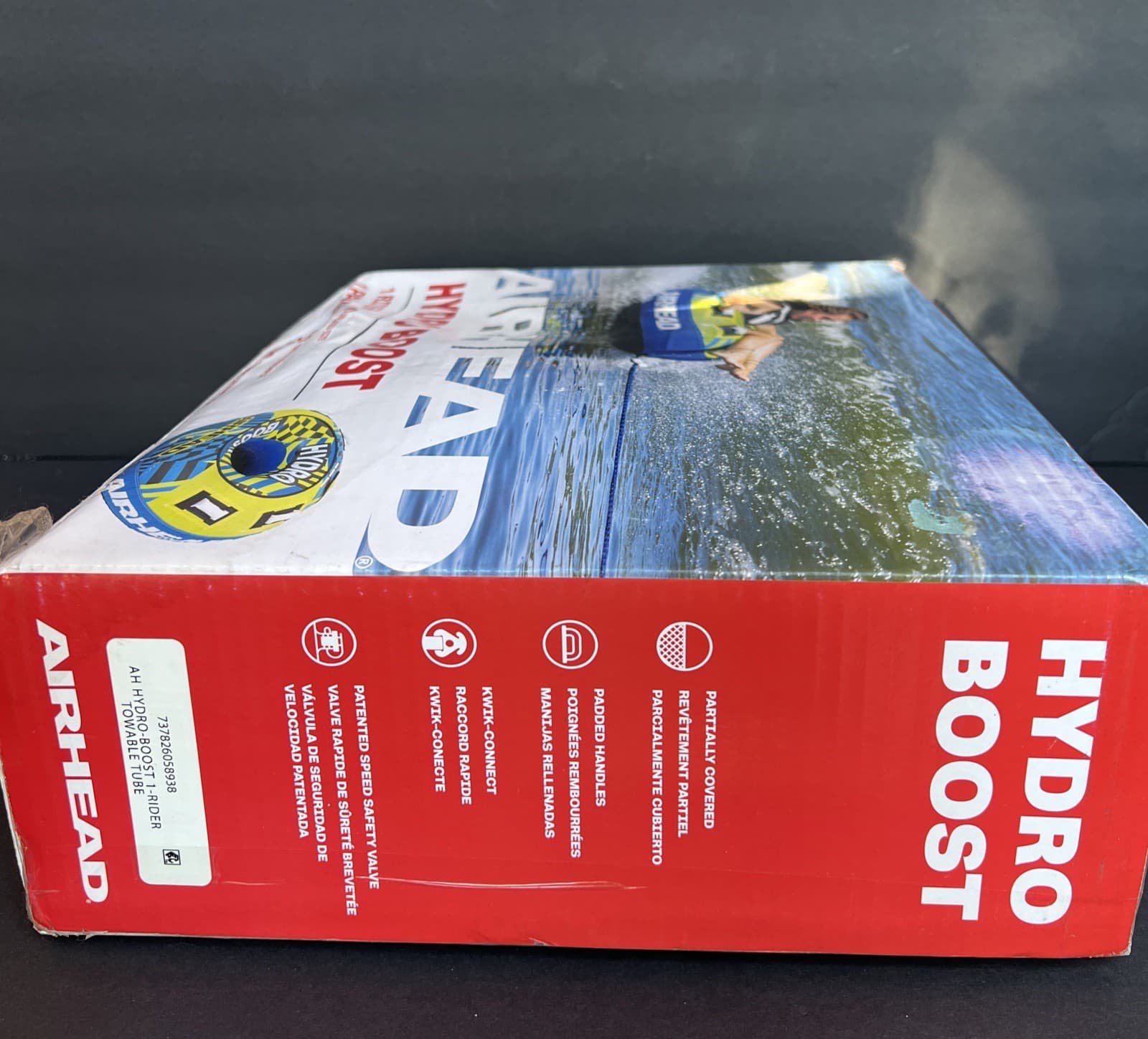 Airhead Hydro Boost 54 in Towable Tub Ski Water Sports Inflatable New In Box 5