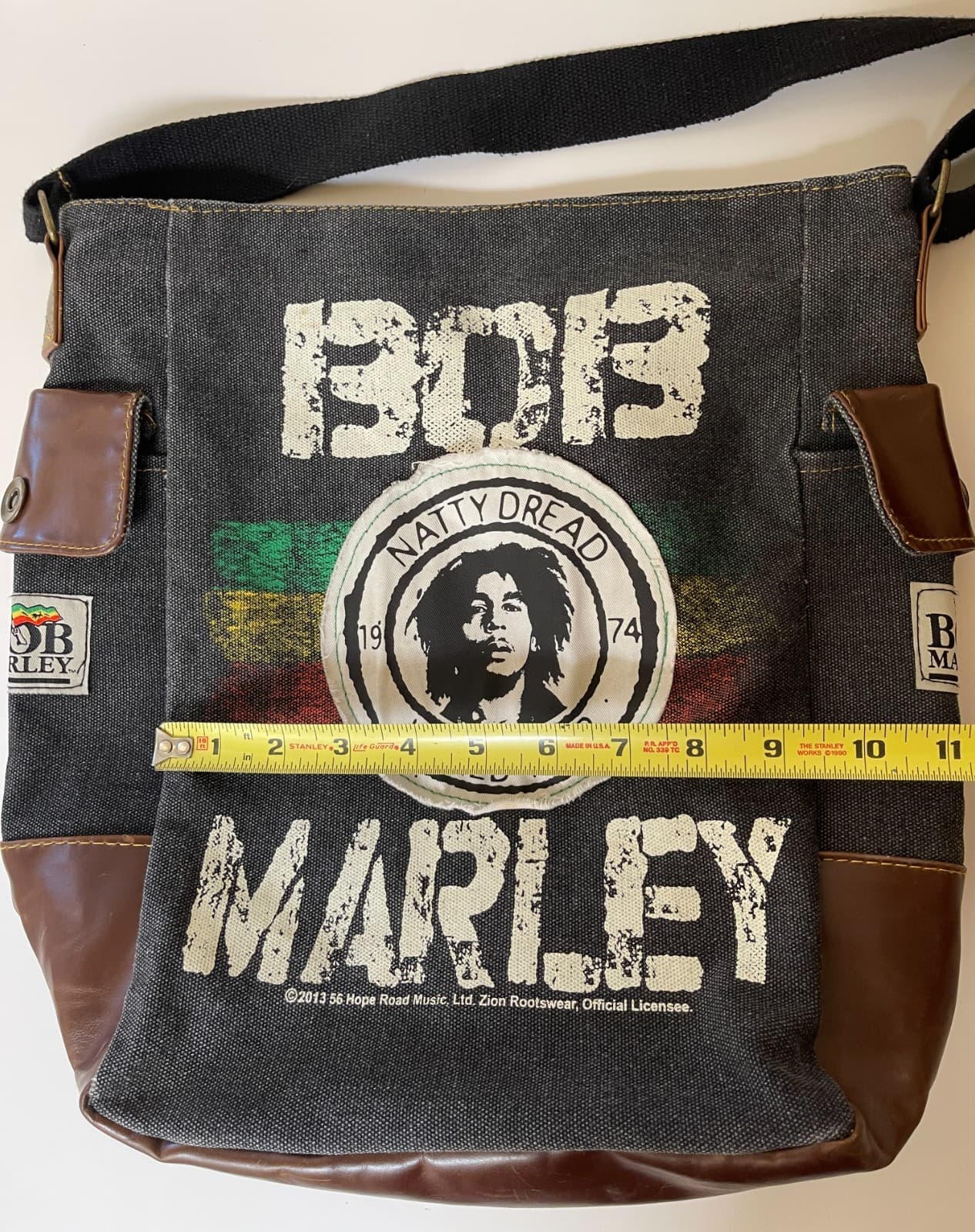 Bob Marley 1974 Natty Dread World Tour Canvas Messenger Bag Tote Reggae 3