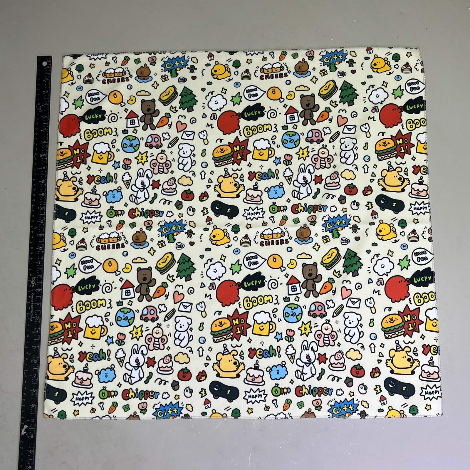 LOVLEY CAVES Self Adhesive Cat Wrap Grooming Blanket Doodle Pattern 1882742 5