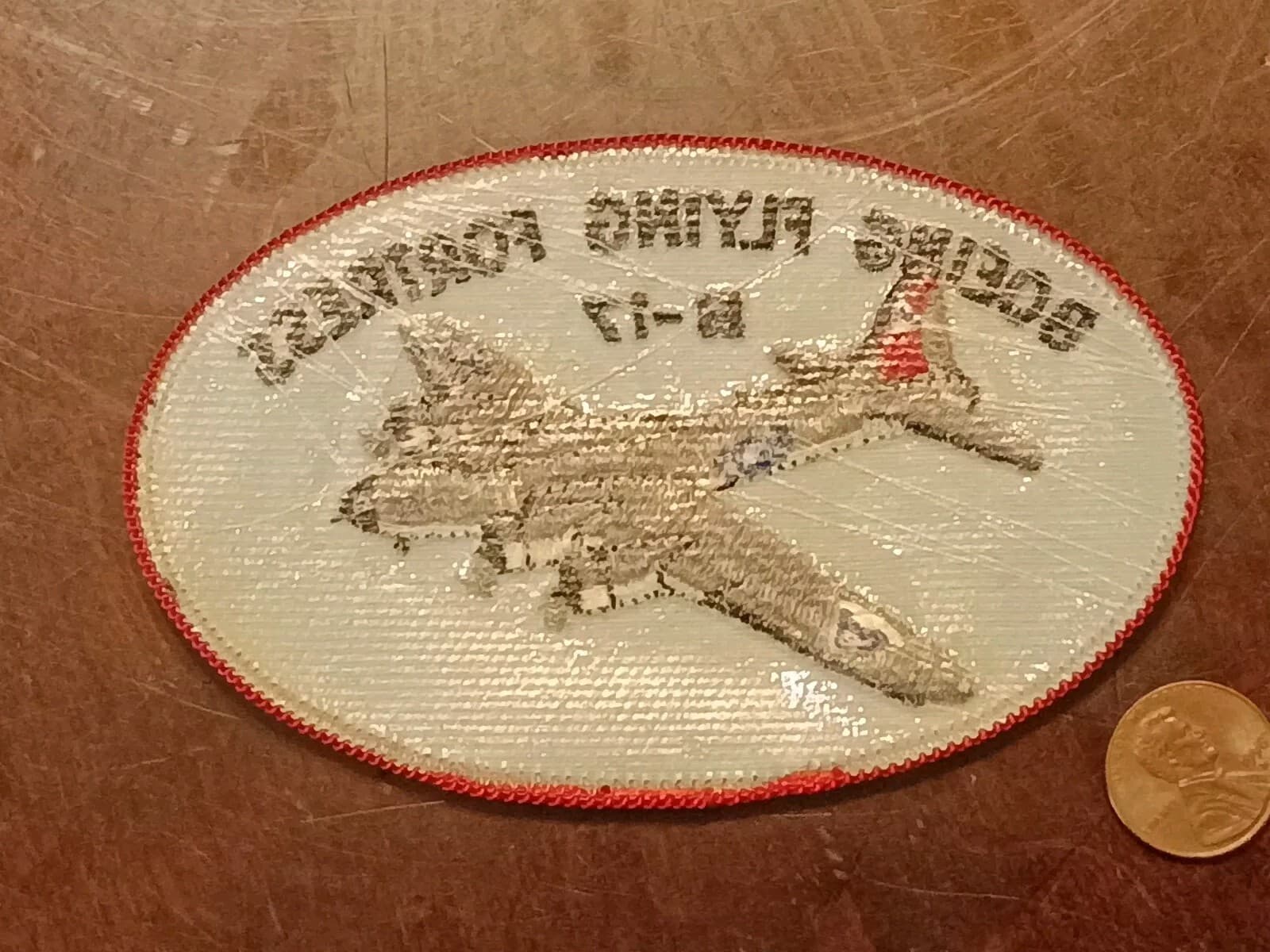 Vintage Voyager NEW Boeing Flying Fortress B-17 Patch Iron-On or Sew WW2 WWII 3