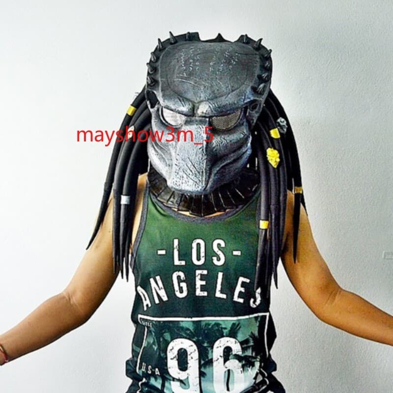 IN US! Alien Vs. Predator Mask Latex Headgear Cosplay Props Halloween Gifts NEW 3