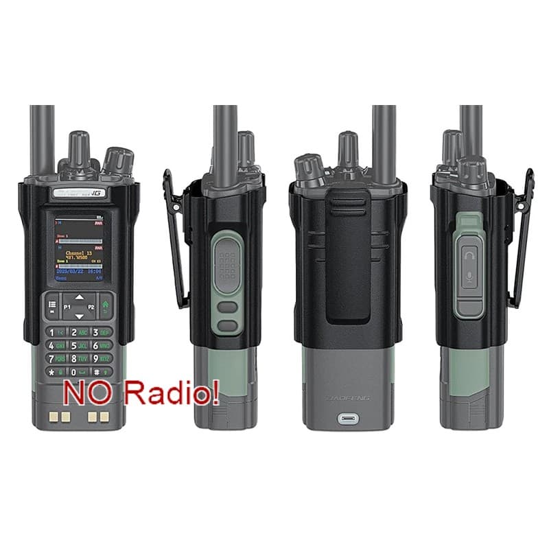 NEW Carry Holder Holster Case with Belt Clip For Baofeng UV-32 DM-32 Radio 6