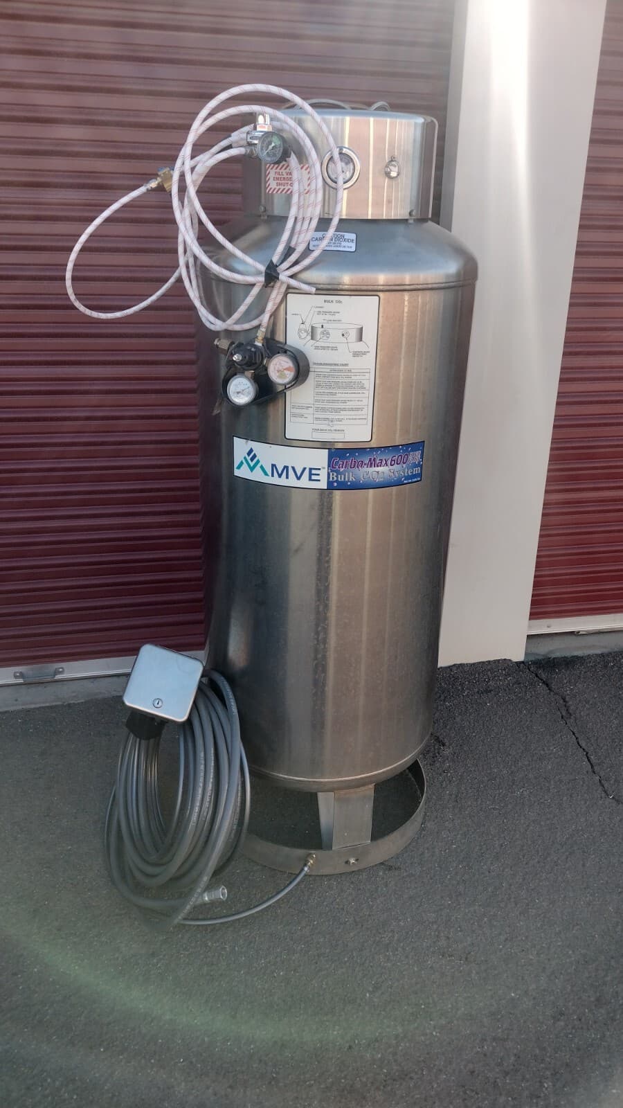 Carbo-Max 600 High Flow Bulk Co2 Tank Soda/Draft Beer Carbonation System