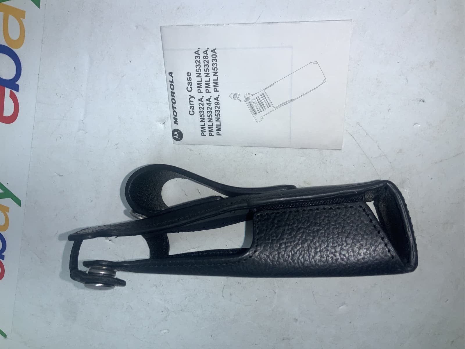 Motorola 3'' Fixed Belt Loop Leather Case APX7000 PMLN5323A PMLN5323B,PMLN5323C 6