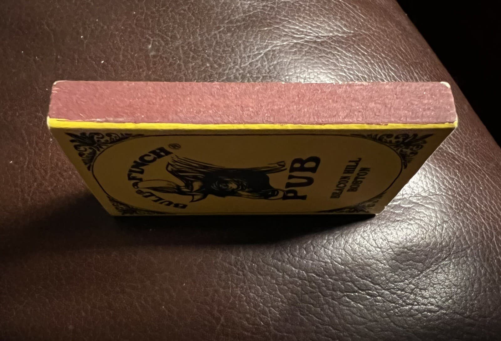 Cheers! Bull & Finch Pub, Boston, MA - Full Unstruck Matchbook 5