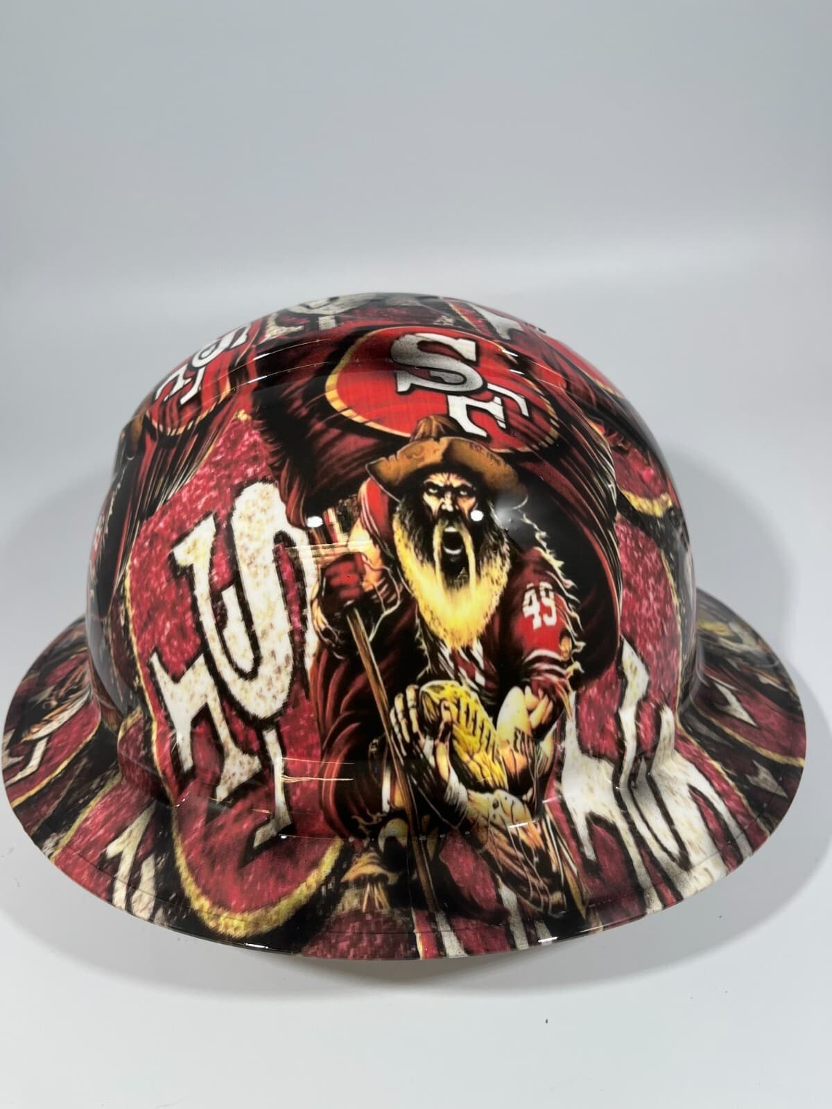 New Full Brim Hard Hat Custom Hydro Dipped SAN FRANCISCO 49ER'S 2
