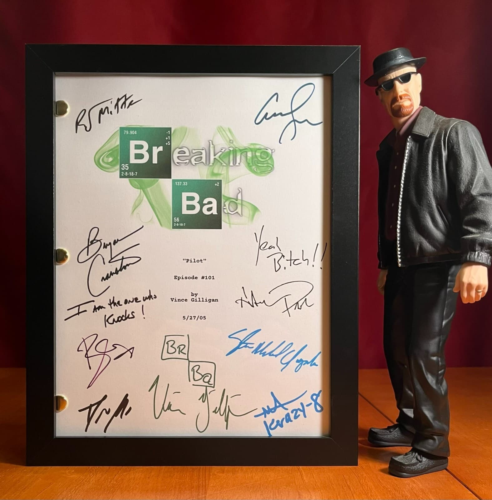 Breaking Bad Pilot Script Cast-Signed- Autograph Reprints 4