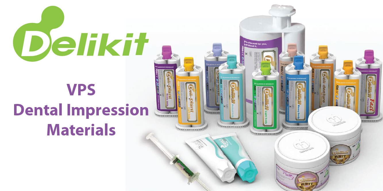 Delikit VPS Impression Material - 50ml Cartridges (All Body Types / Set Times)