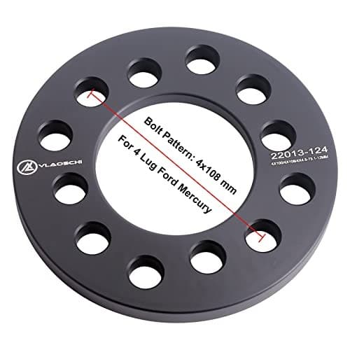  Black Forged 4x100 4x108 4x114.3 4x4.5 Universal Wheel Spacers 12mm-Pack of 2 5