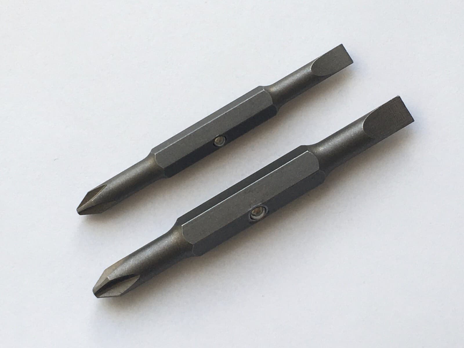 Double Ended Replacement Bits for 6 In 1 Screwdriver (Phillips & Slotted) 5