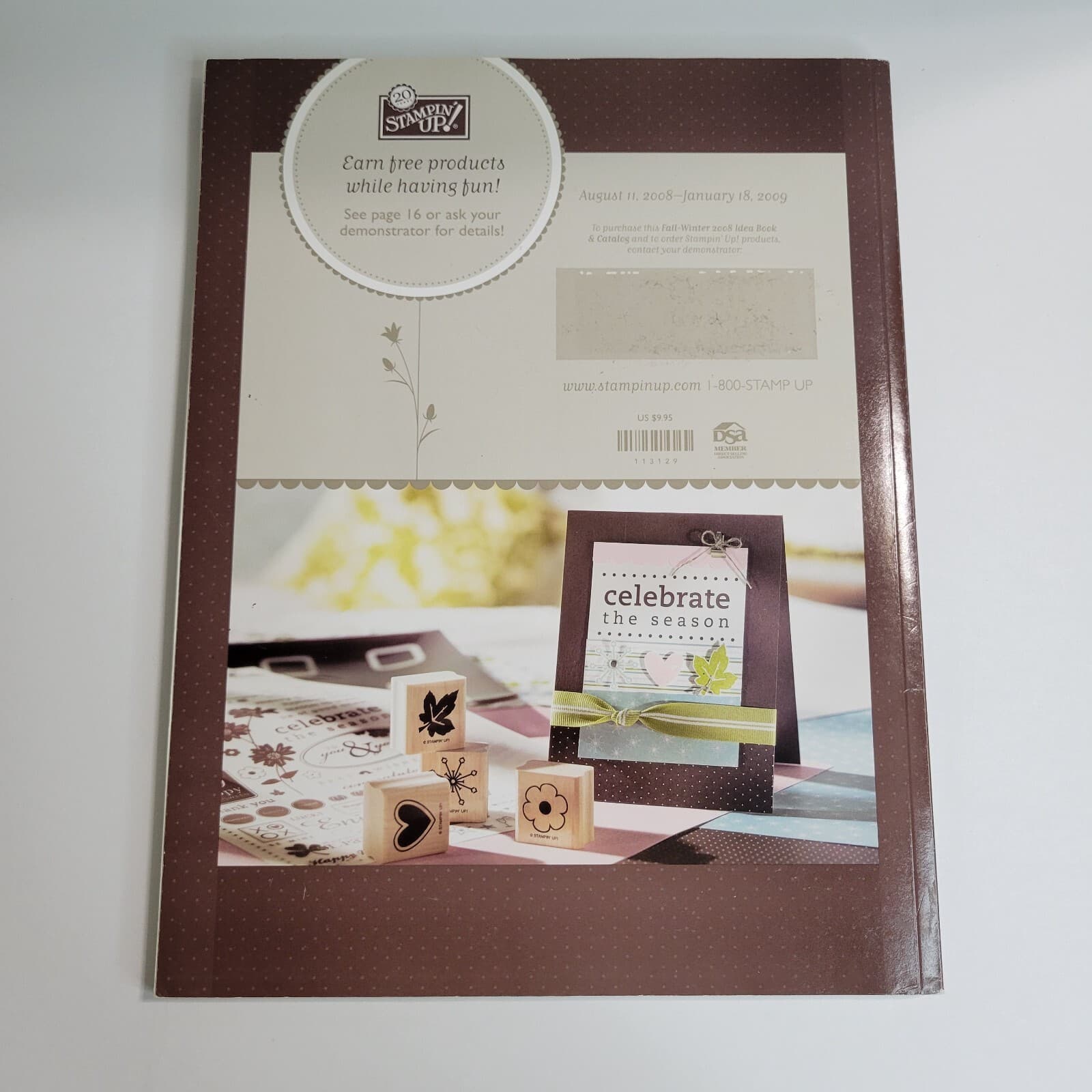 Stampin Up Idea Book & Catalog Fall Winter 2008 2