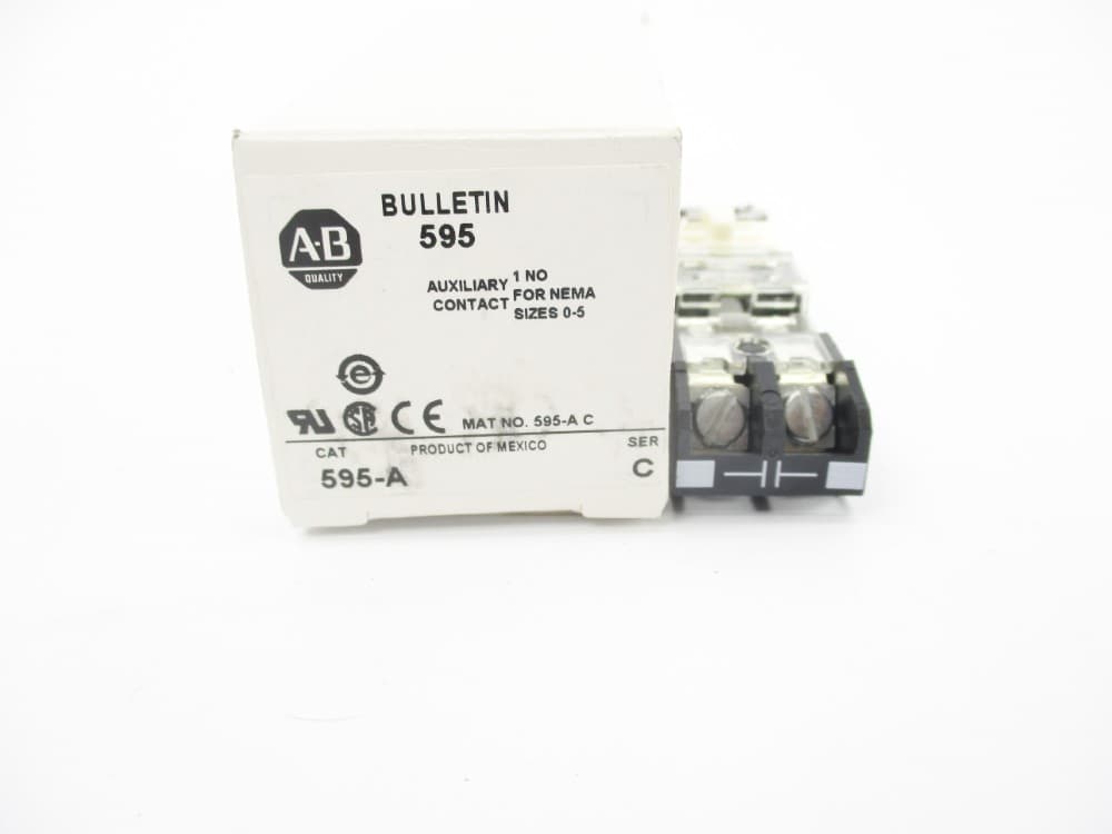 ALLEN BRADLEY 595-A SER. C 600VAC (WH) NSMP