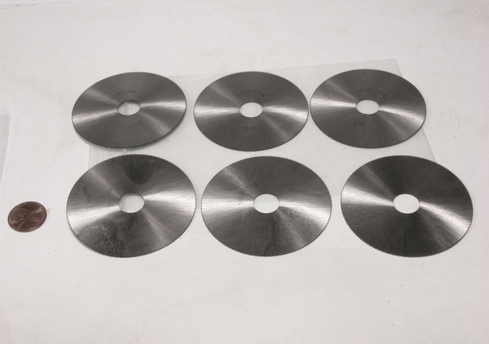 Vintage Thurston HSS 2.5 inch Diameter Circular Saw Blades, Unused 3