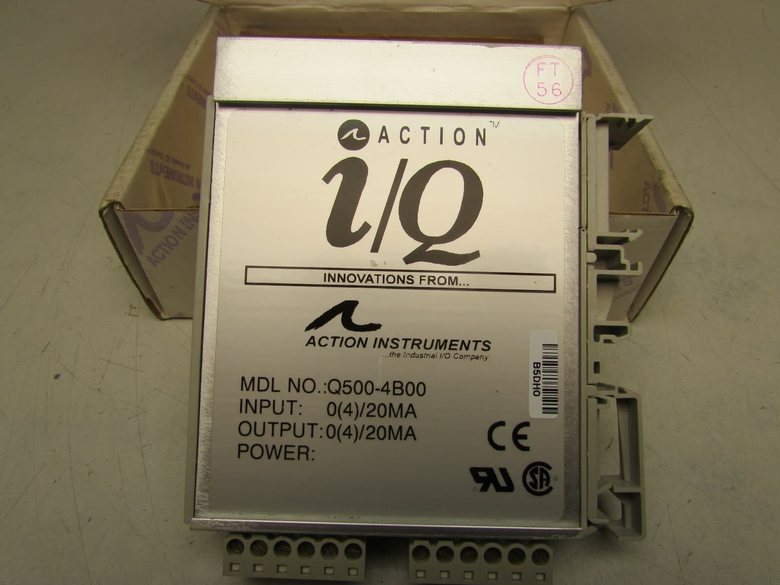 ACTION INSTRUMENTS  Q500-4B00 , 4 CH. LOOP POWERED CURRENT ISOLATOR ,NEW IN BOX  4