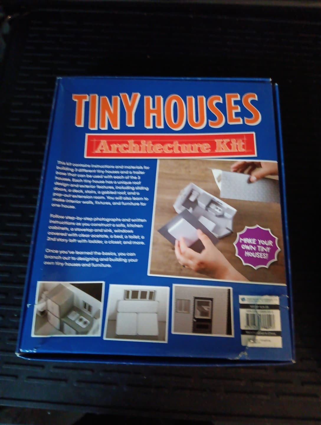 Tiny Houses Architecture Design Kit New Open Box, TAear On Bottom Box 2