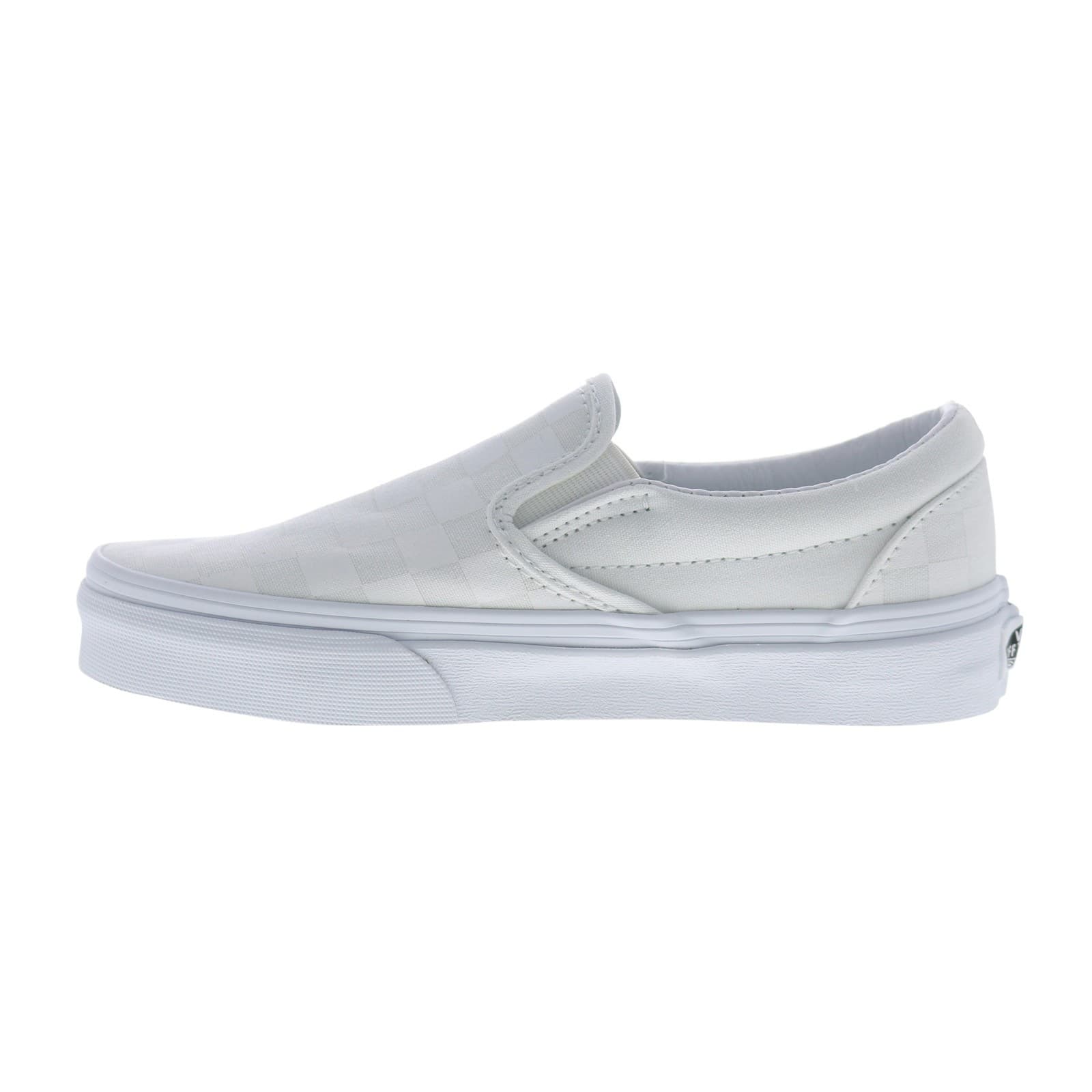 Vans Classic Slip-On VN000EYEX1L Mens White Skate Inspired Sneakers Shoes 5