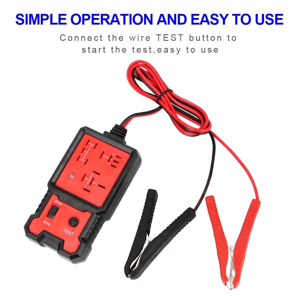 Car Relay Tester Voltage Tester Automotive Electronic Relay Tester LED Indicator