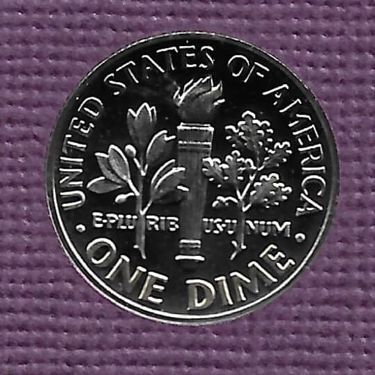 1987-S PROOF ROOSEVELT DIME 2