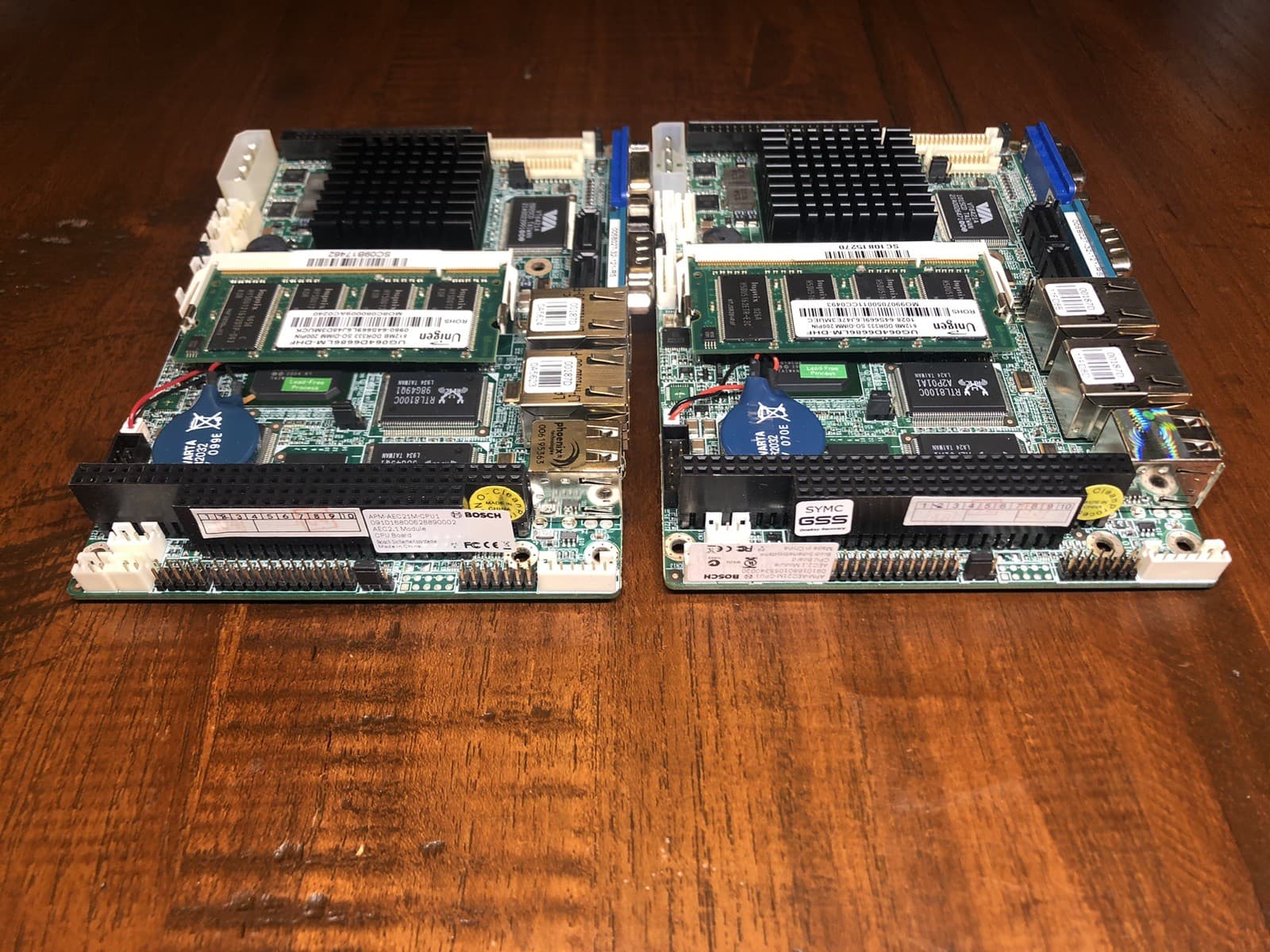 Lot Of 2- Bosch Security Systems APM-AEC21M-CPU1 AEC2.1 Module CPU Board 3