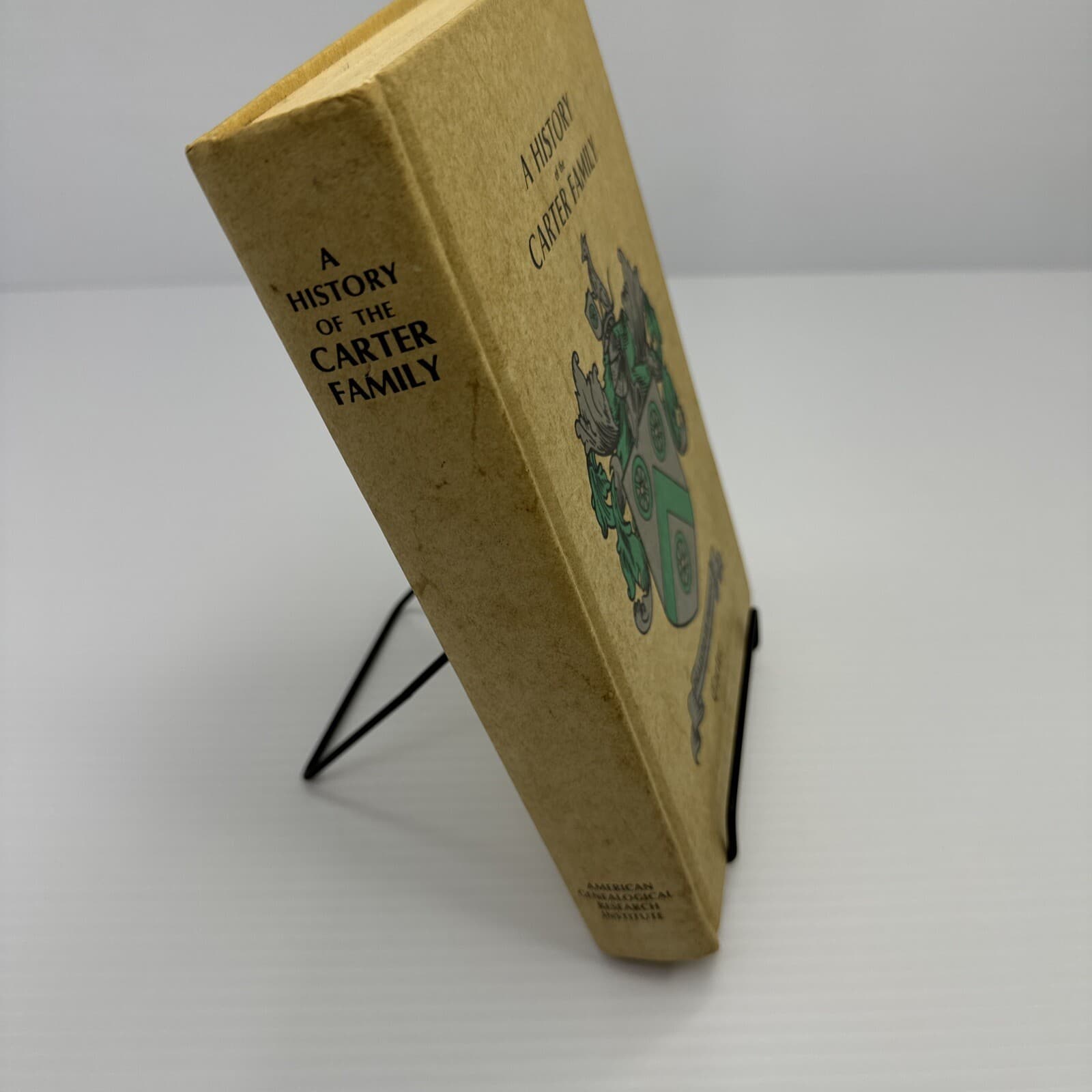 A History of the Carter Family 1972 HC American Genealogical Research  w/Papers 5