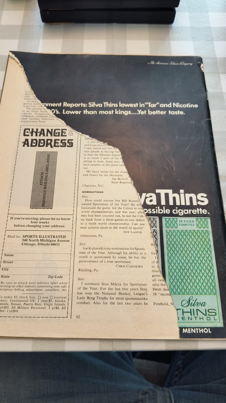 Joe Namath New York Jets Signed 1968 Sports Illustrated Magazine AFL Inscribed  2