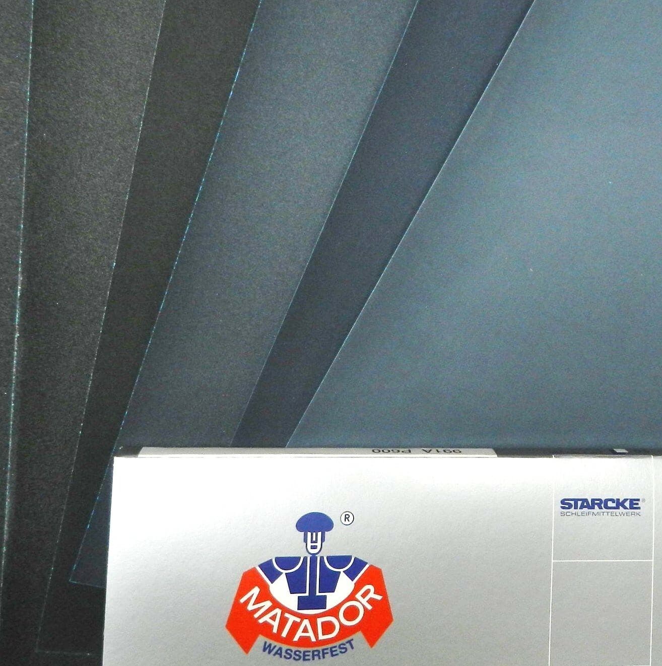 Matador Abrasive Wet or Dry Sandpaper 10 Sheets 2000 Grit 9"x11" Silicon Carbide 3