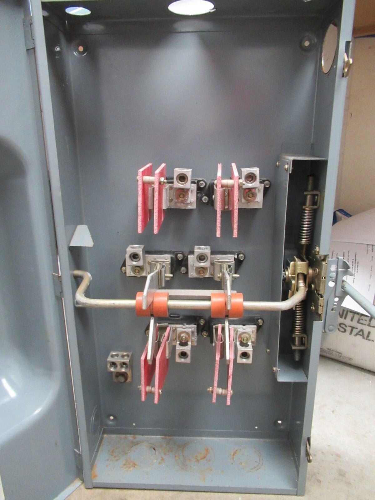 Square D 82254 Series E1 200 Amp 240 Volt 1PH 2W Double Throw Switch -ATS53 2